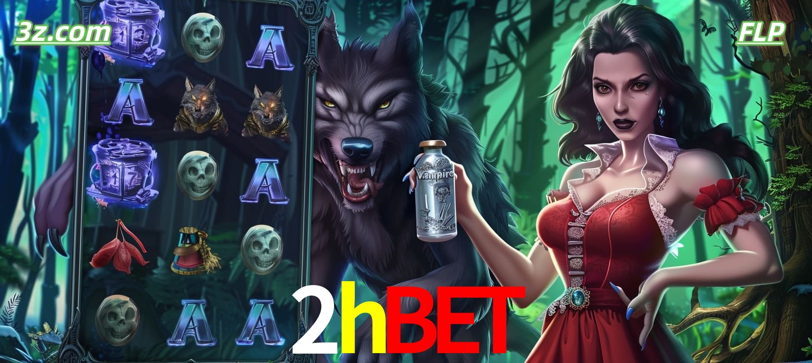 Slots online tema de lobisomem e vampira no 2hbet cassino Brasil