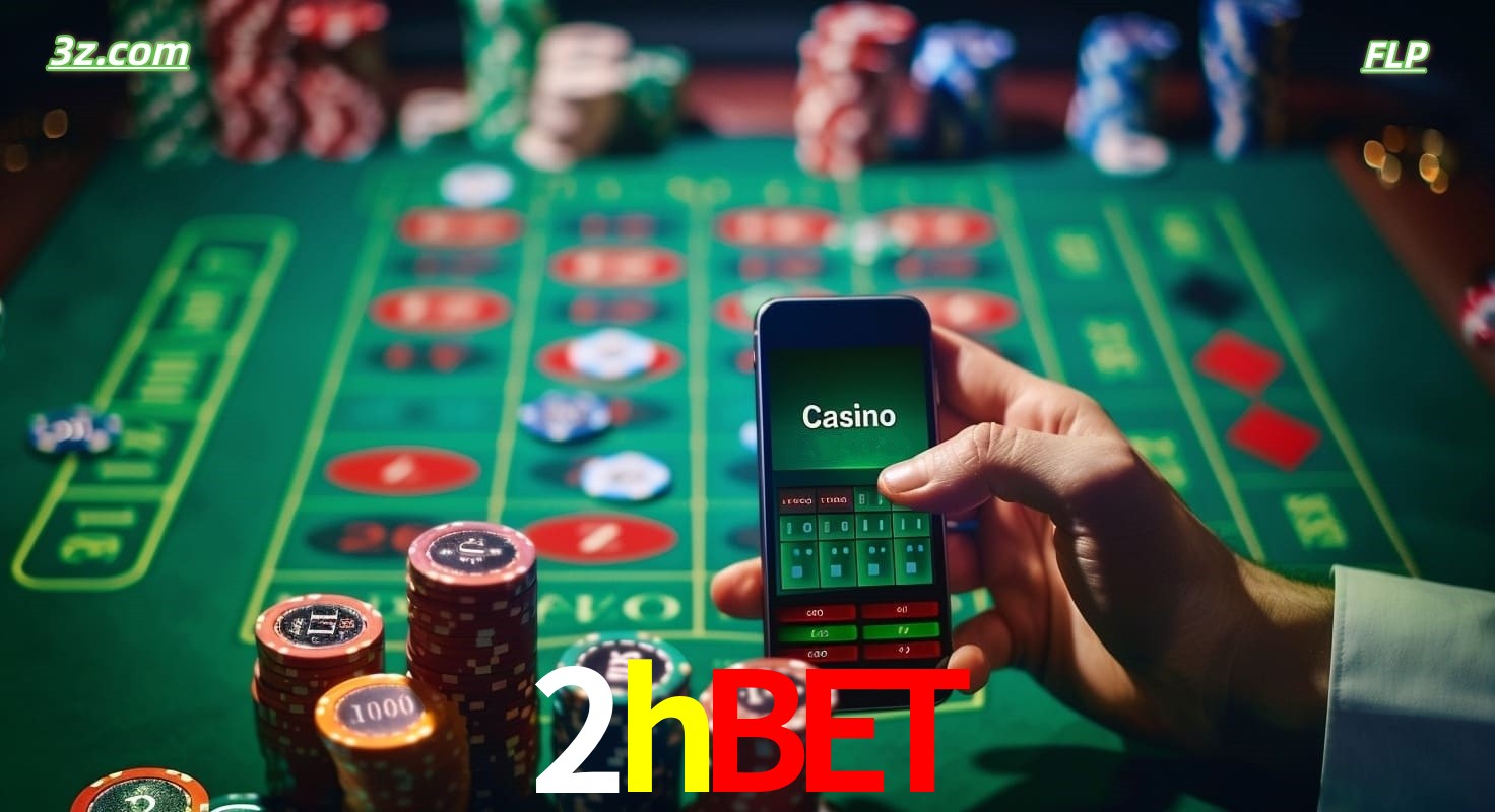Cassino online móvel 2hbet com apostas em roleta e fichas de pôquer