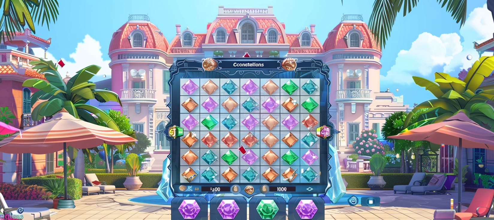 2hbet Constellations slot game cassino online com pedras preciosas